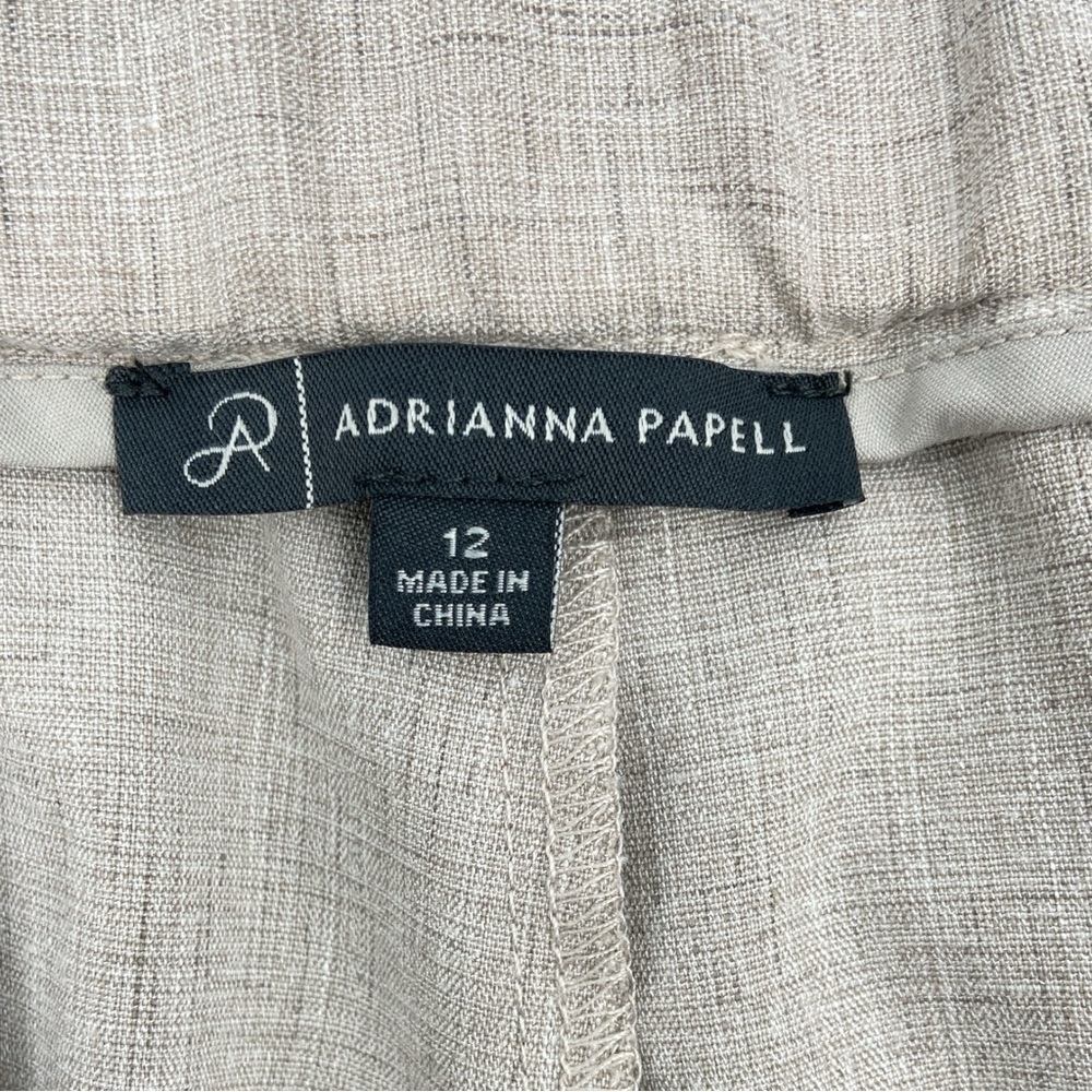 Adrianna Papell Wide Leg Trousers Stretch Waist Size 12‎ - Picture 5 of 7